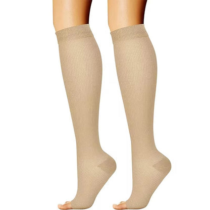 Hoo Heal Compression Socks Open Toe