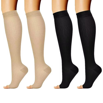 Hoo Heal Compression Socks Open Toe